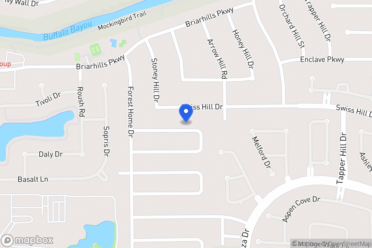 Map of 14114 Langbourne Dr, Houston
