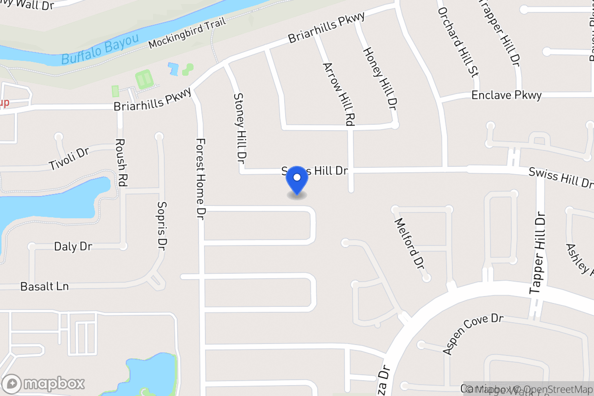 Map of 14110 Langbourne Dr, Houston