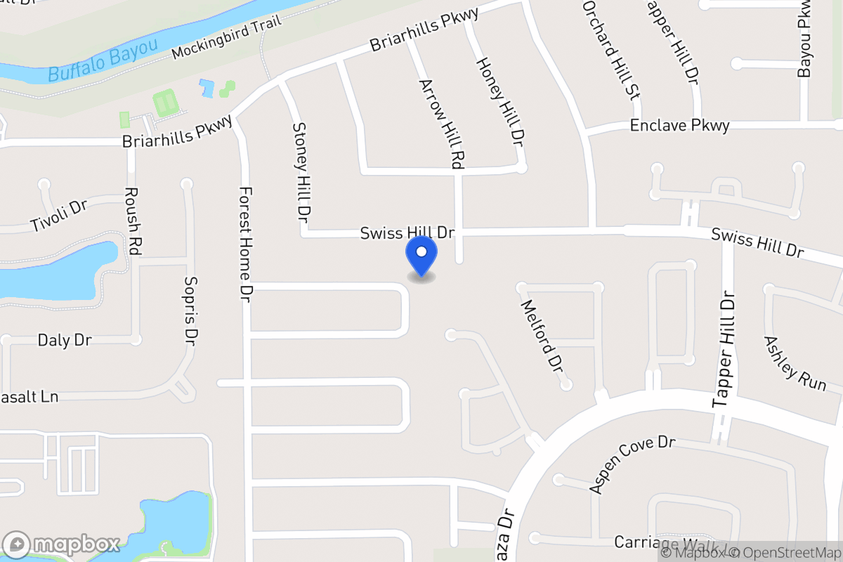 Map of 14103 Stokesmount Dr, Houston