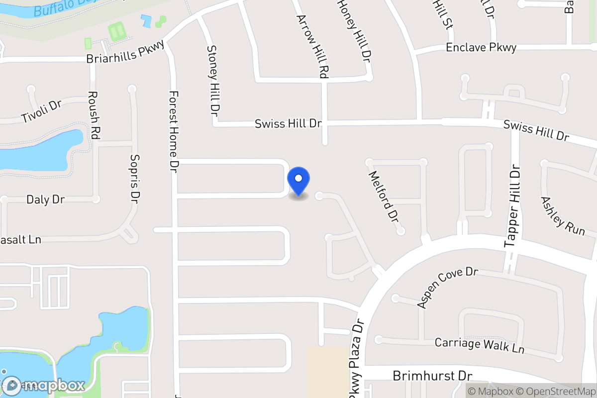 Map of 14119 Stokesmount Dr, Houston