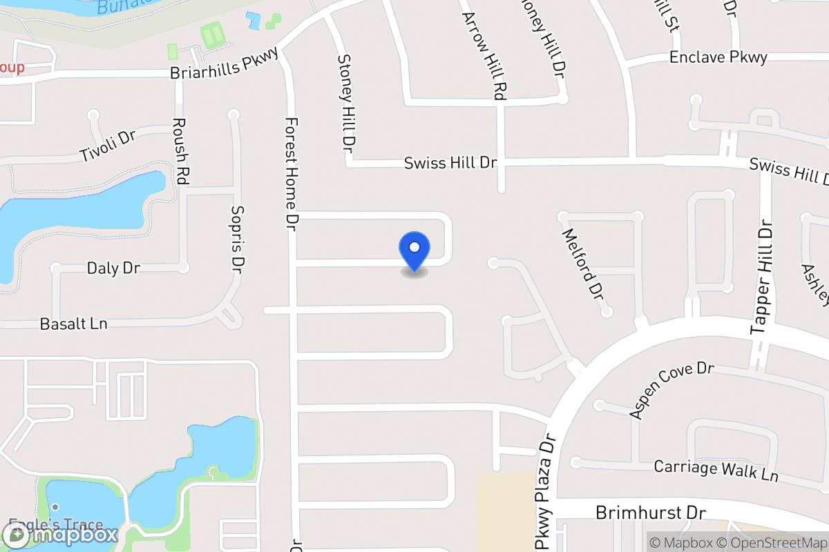 Map of 14135 Stokesmount Dr, Houston