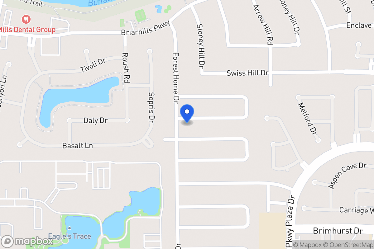 Map of 14223 Stokesmount Dr, Houston