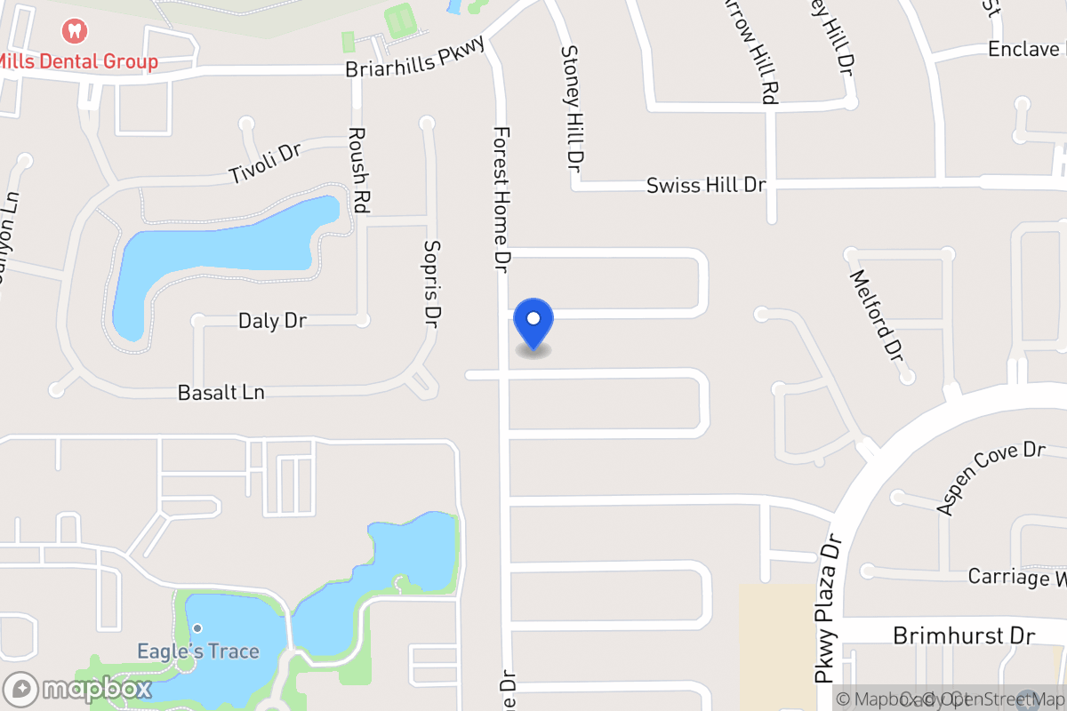 Map of 14222 Woodnook Dr, Houston
