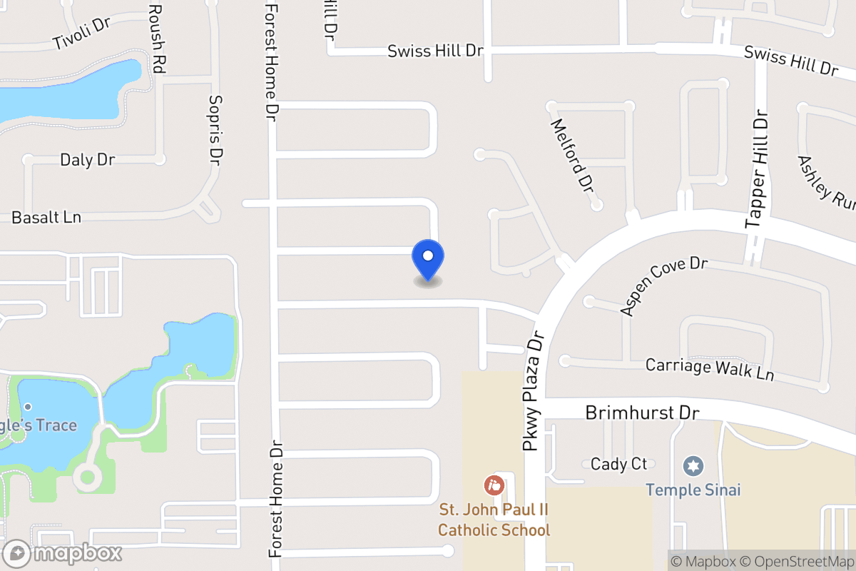 Map of 14118 Sandfield Dr, Houston