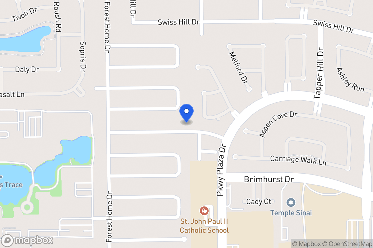 Map of 14110 Sandfield Dr, Houston