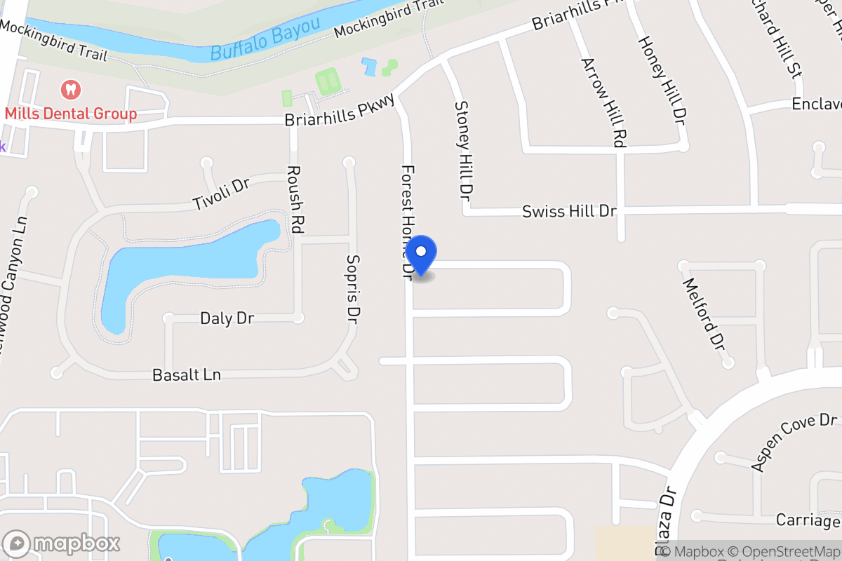 Map of 14227 Langbourne Dr, Houston