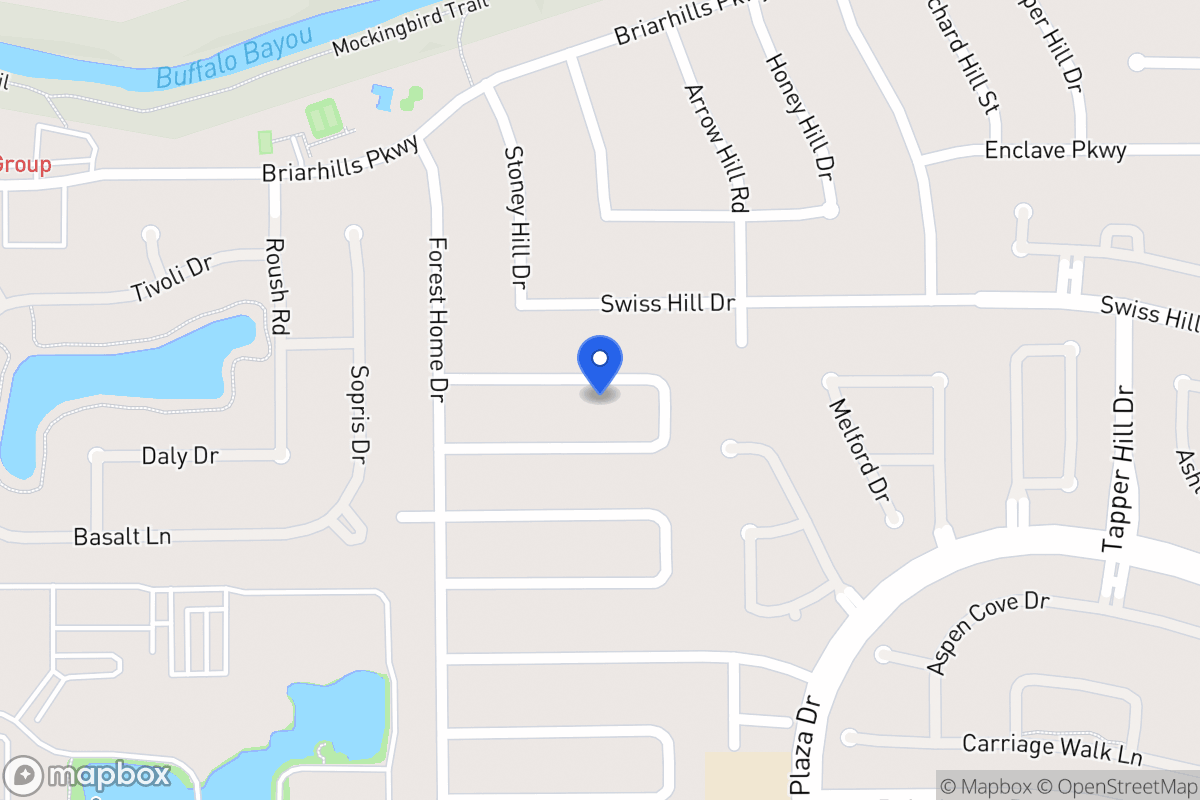 Map of 14119 Langbourne Dr, Houston