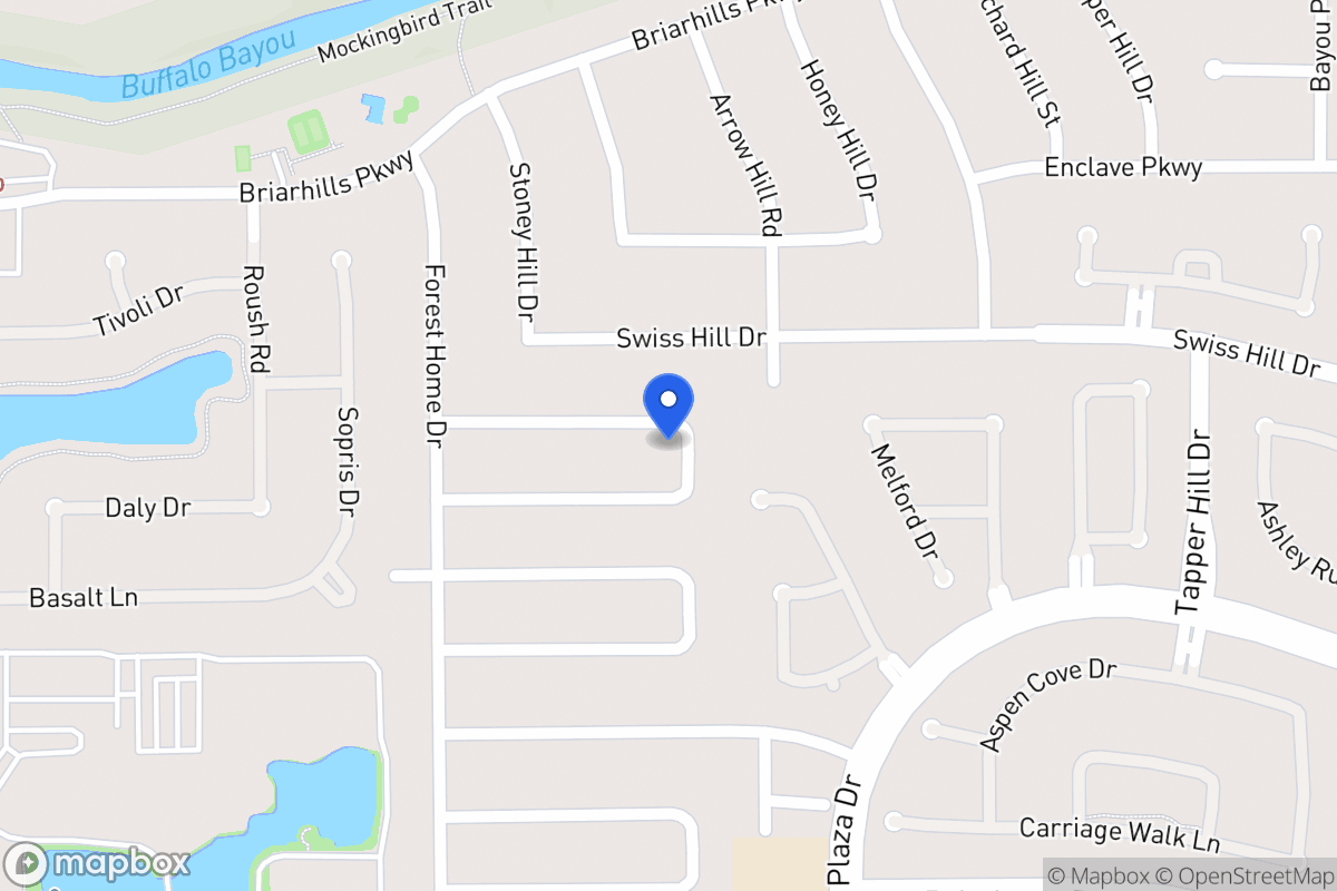 Map of 14107 Langbourne Dr, Houston