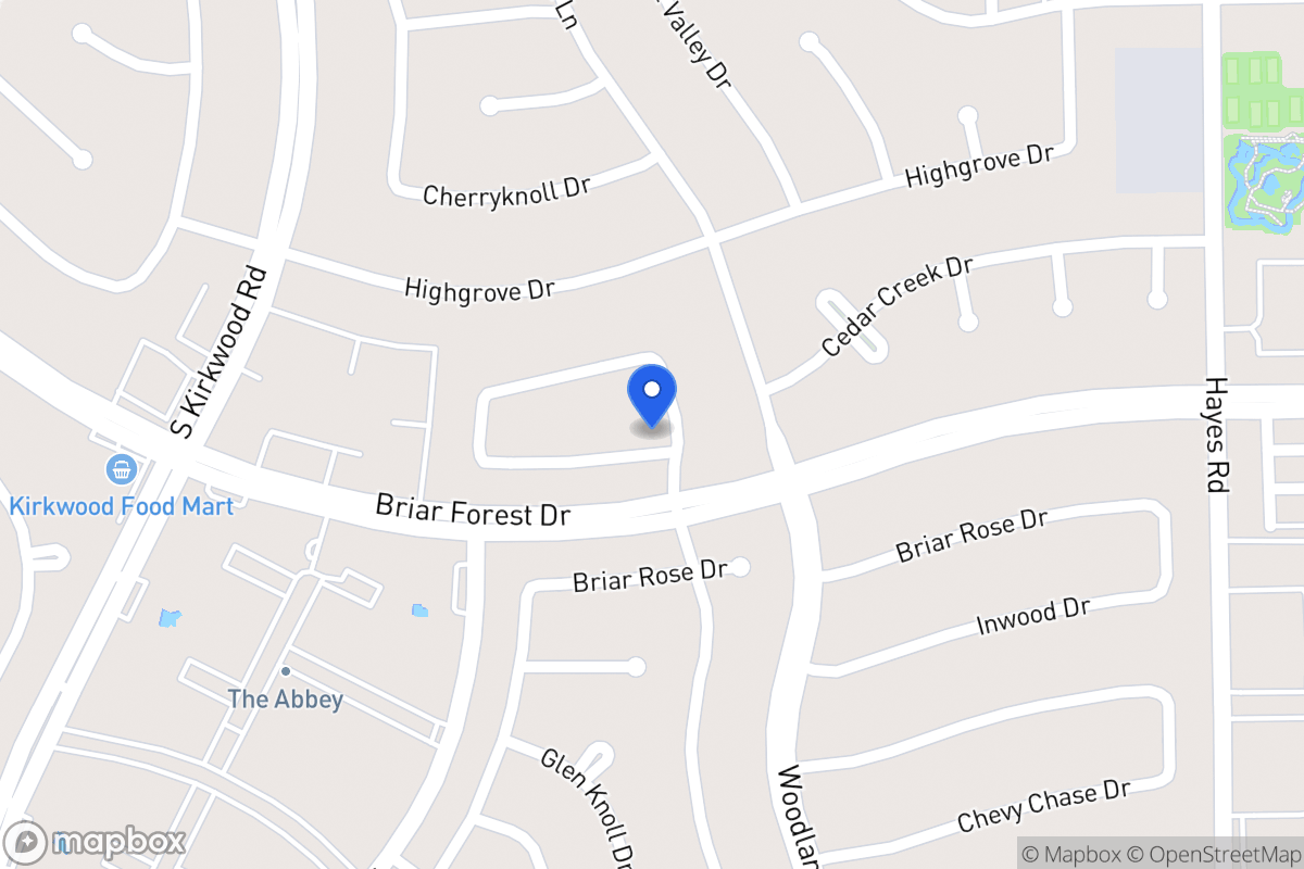 Map of 1718 Woodland Springs St, Houston