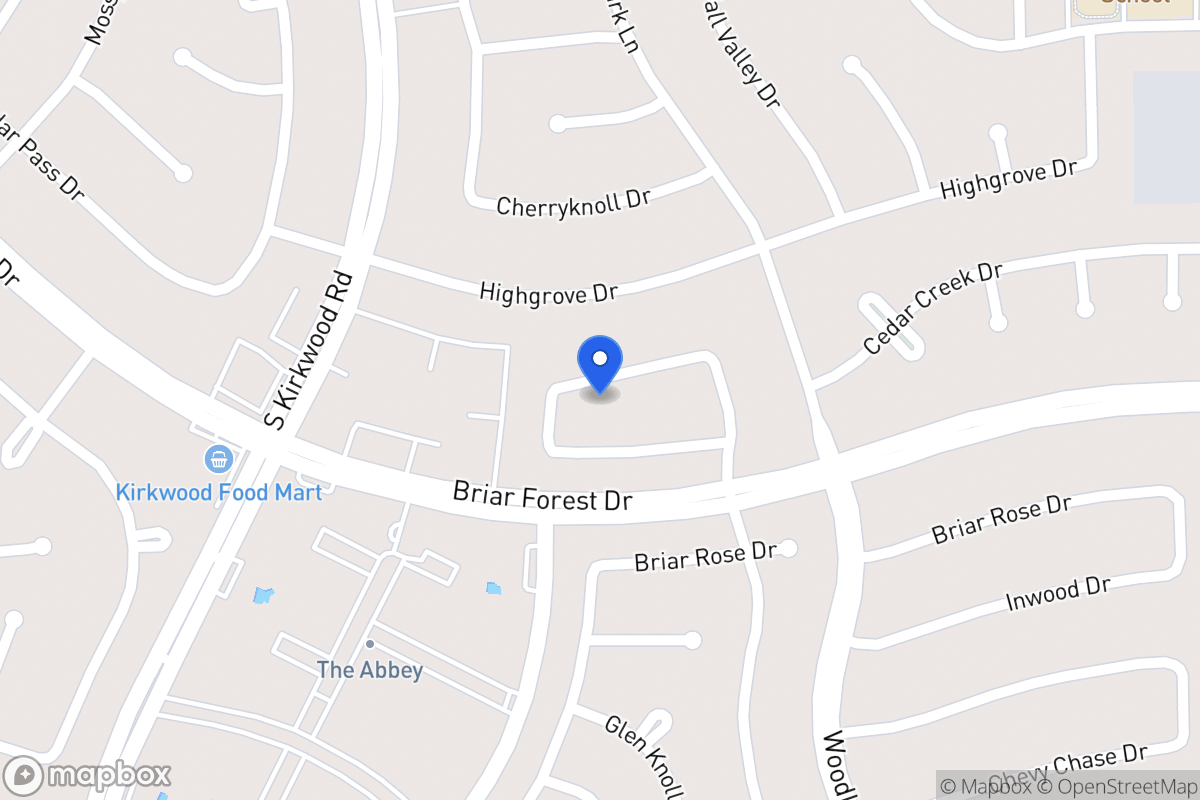 Map of 11627 Manor Park Dr, Houston