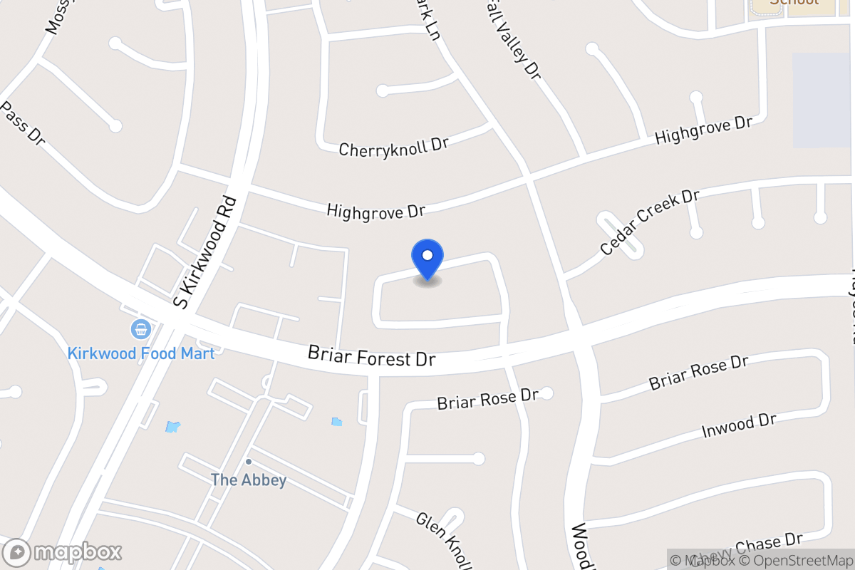 Map of 11623 Manor Park Dr, Houston