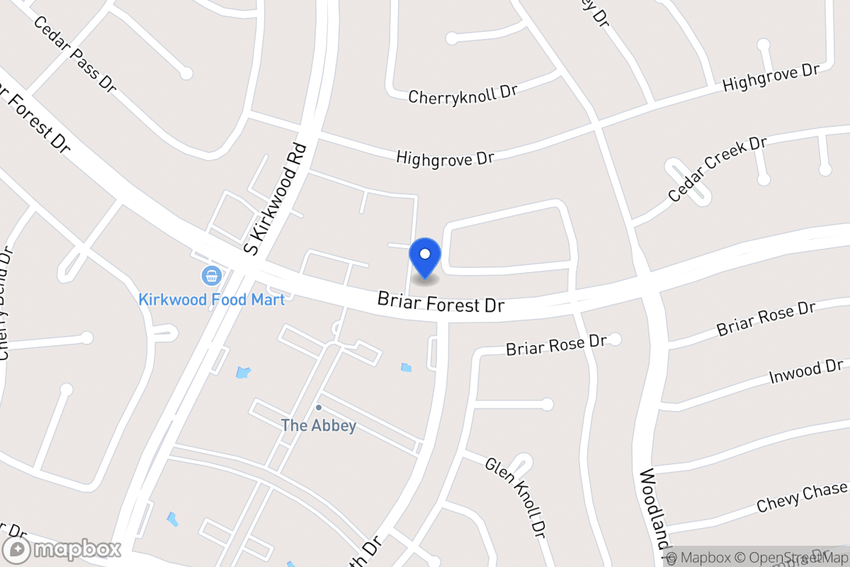 Map of 11658 Manor Park Dr, Houston