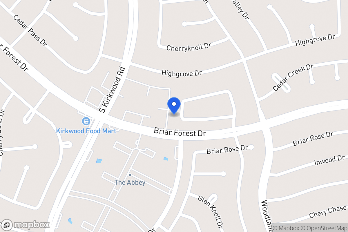 Map of 11654 Manor Park Dr, Houston
