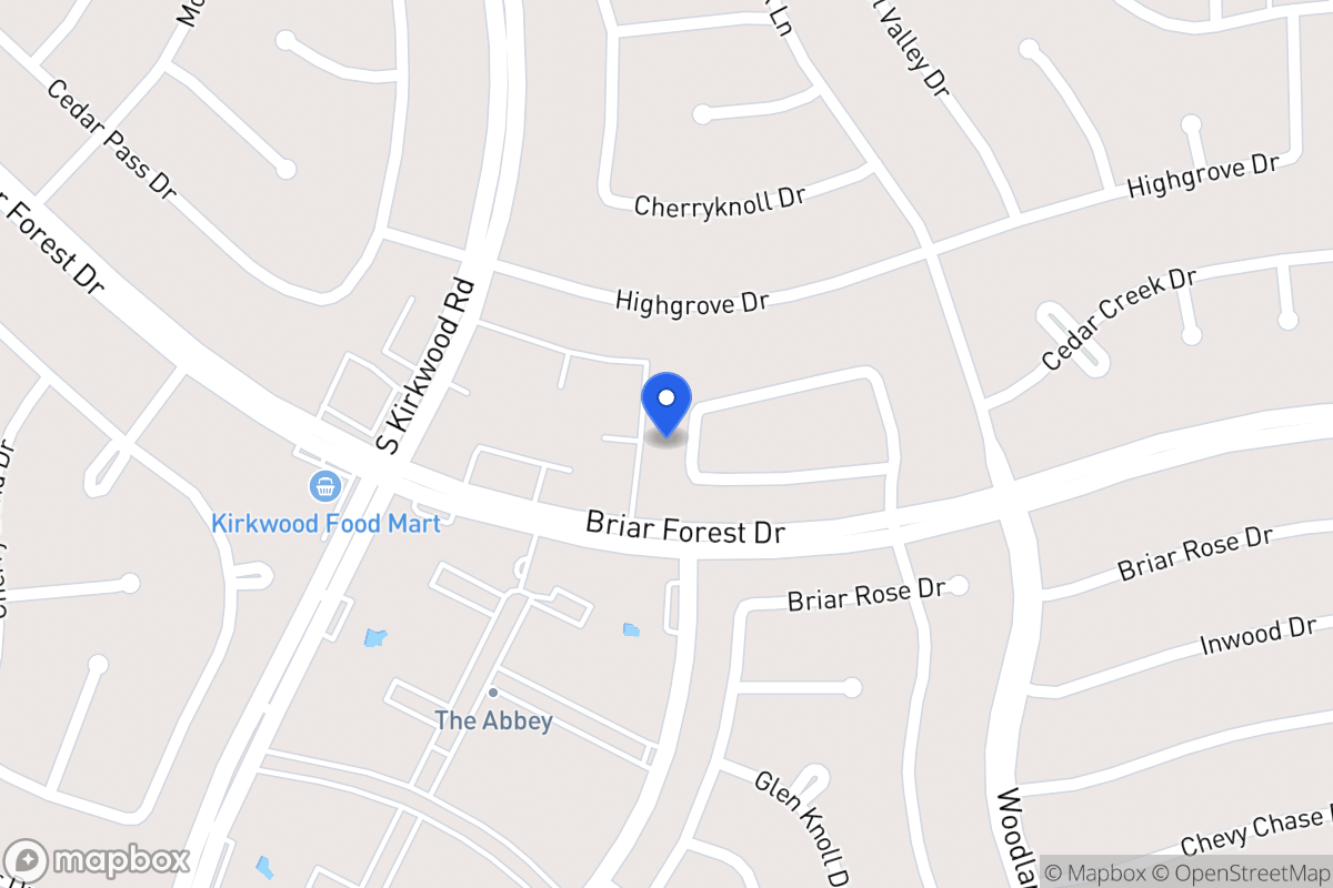 Map of 11650 Manor Park Dr, Houston