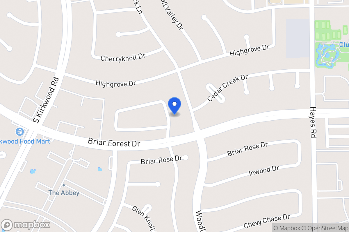 Map of 1715 Woodland Springs St, Houston