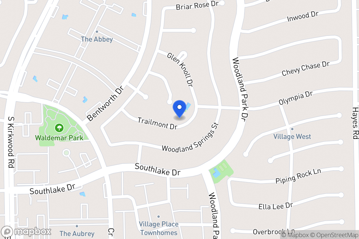 Map of 11618 Trailmont Dr, Houston