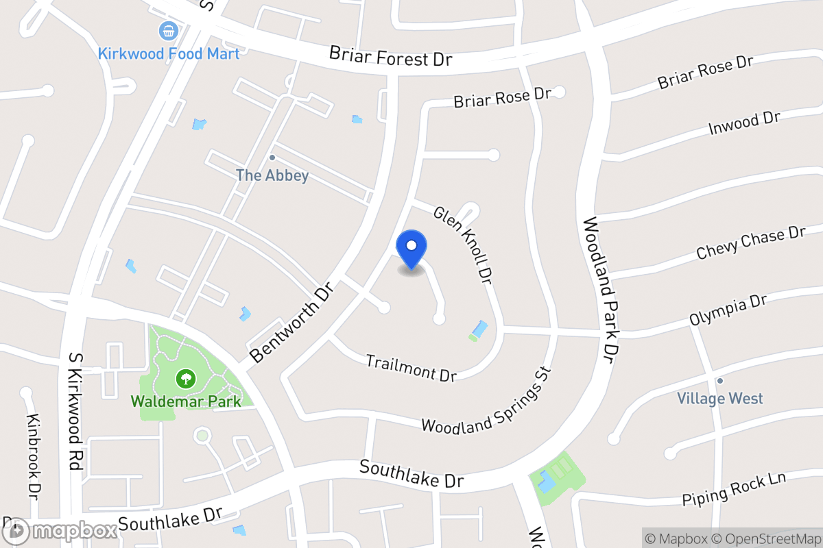Map of 2110 Manor Green Dr, Houston