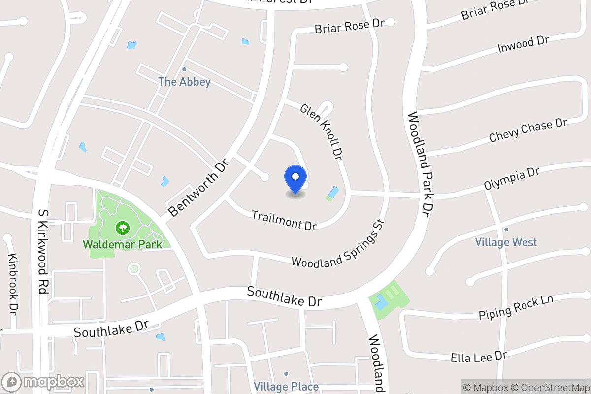 Map of 2130 Manor Green Dr, Houston