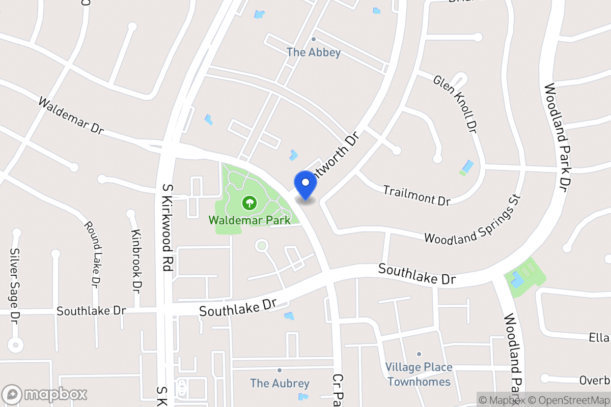 Map of 2234 Hickory Lawn Dr, Houston