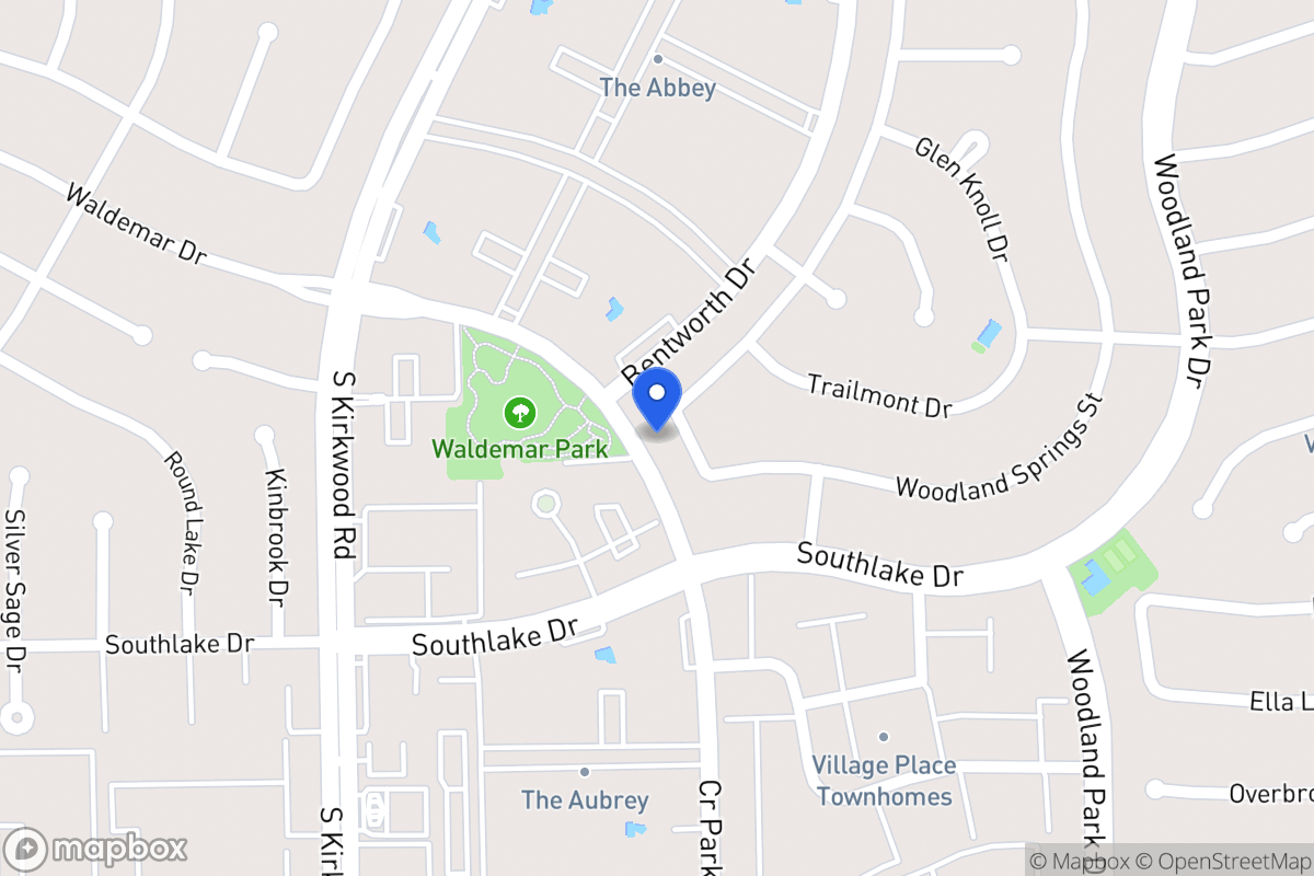 Map of 2238 Hickory Lawn Dr, Houston
