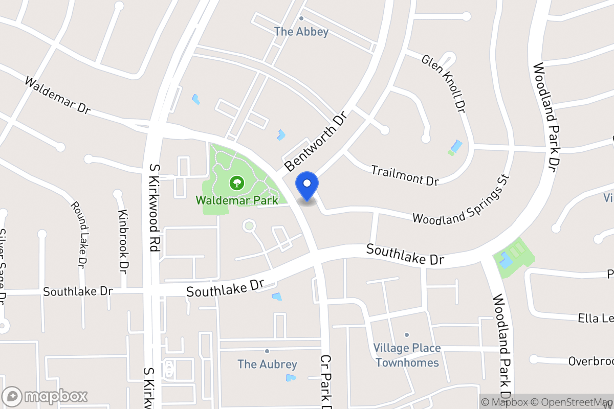 Map of 2242 Hickory Lawn Dr, Houston