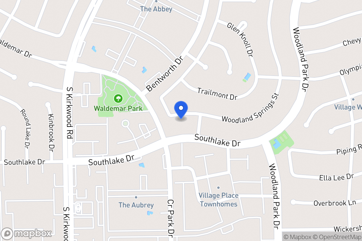 Map of 2283 Woodland Springs St, Houston