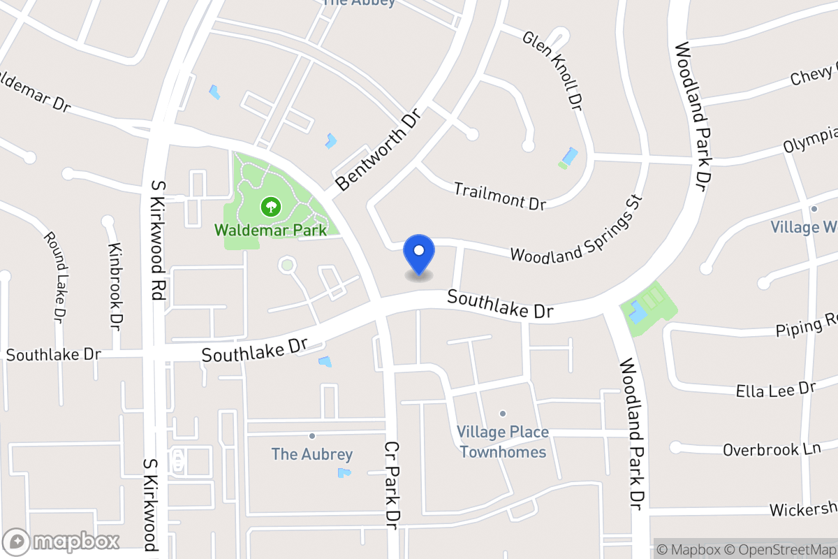 Map of 11662 Southlake Dr, Houston
