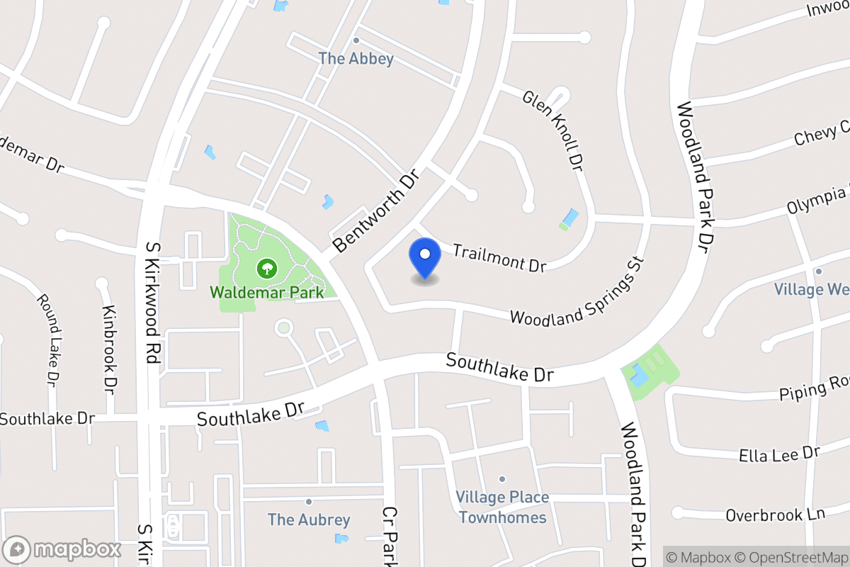 Map of 2278 Woodland Springs St, Houston