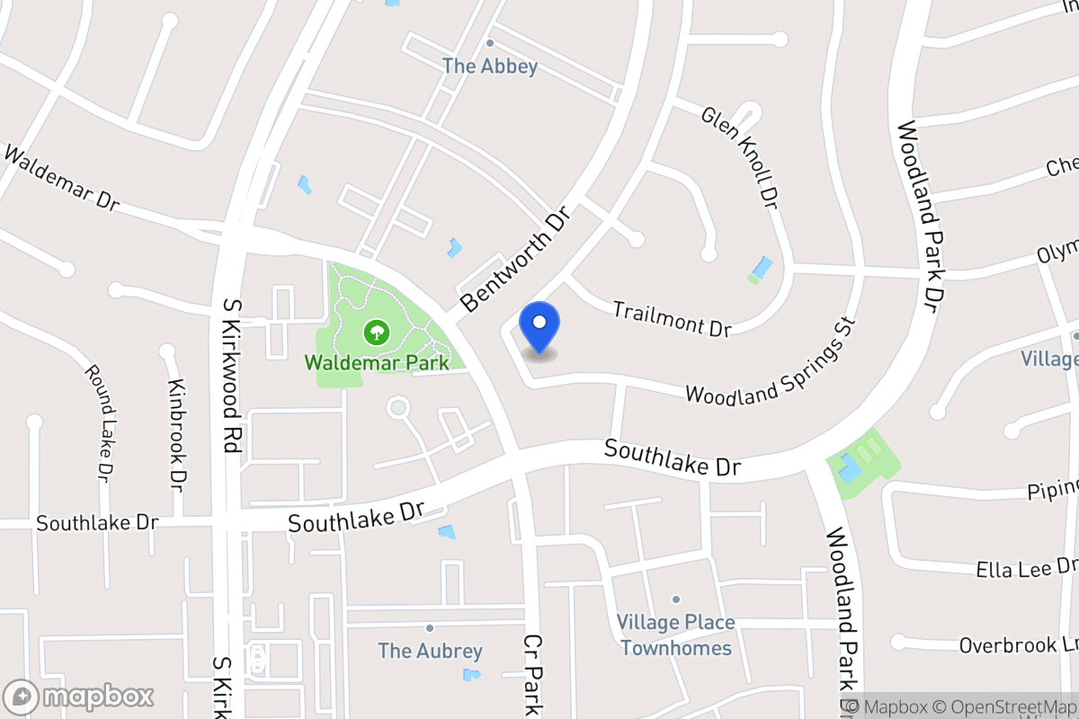 Map of 2286 Woodland Springs St, Houston
