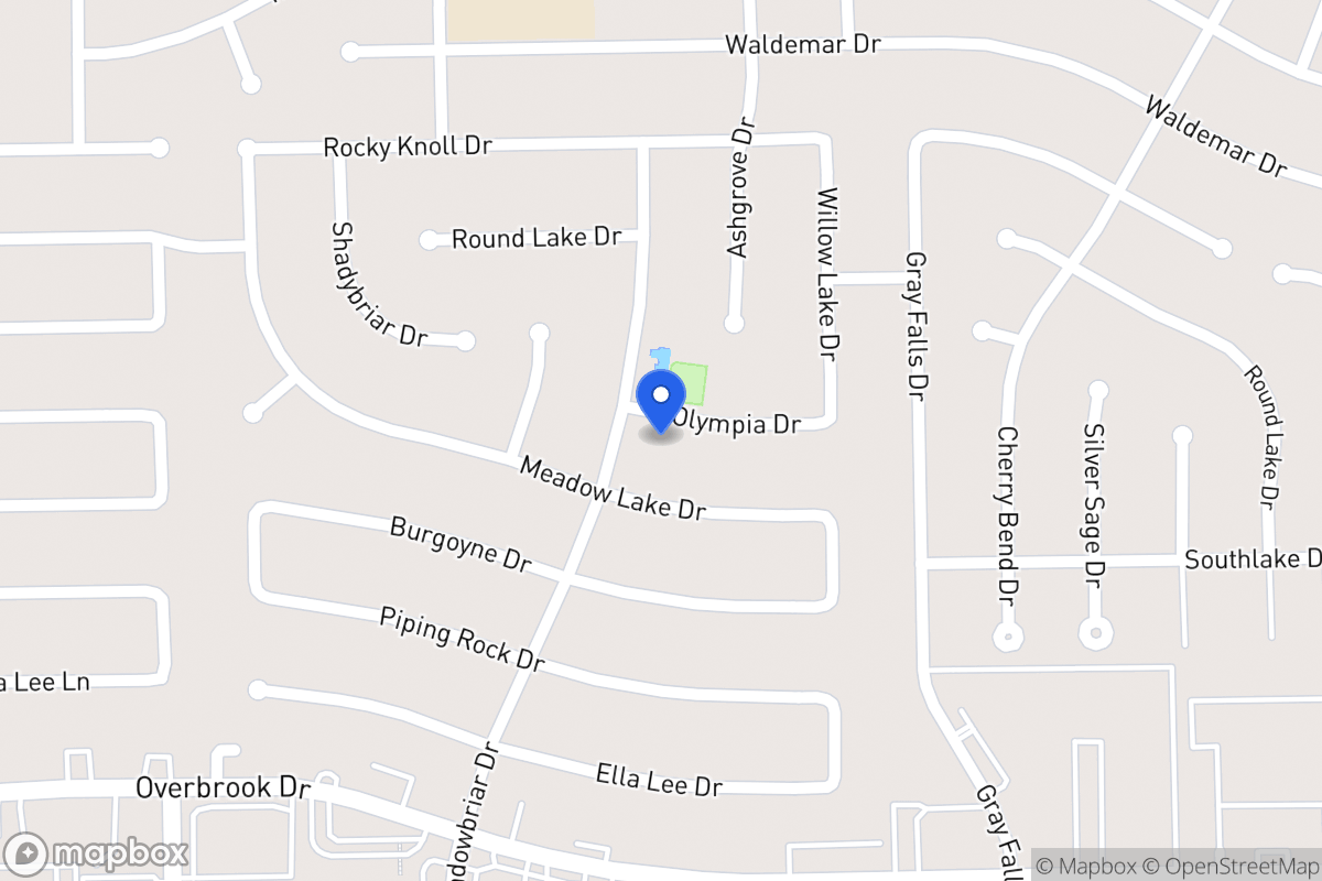 Map of 12131 Olympia Dr, Houston