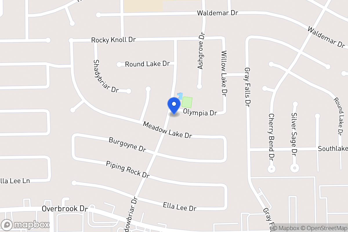 Map of 12135 Olympia Dr, Houston