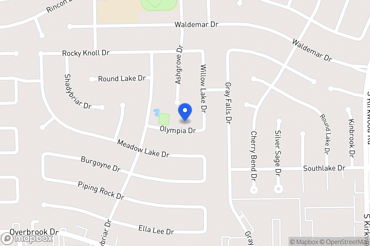 Map of 12114 Olympia Dr, Houston