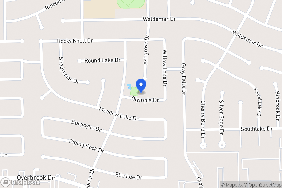 Map of 12122 Olympia Dr, Houston