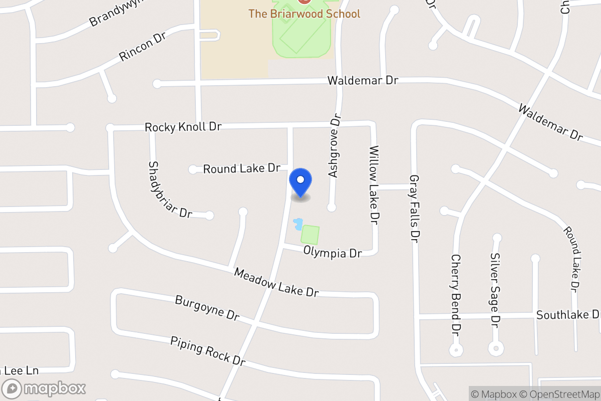 Map of 2111 Shadowbriar Dr, Houston