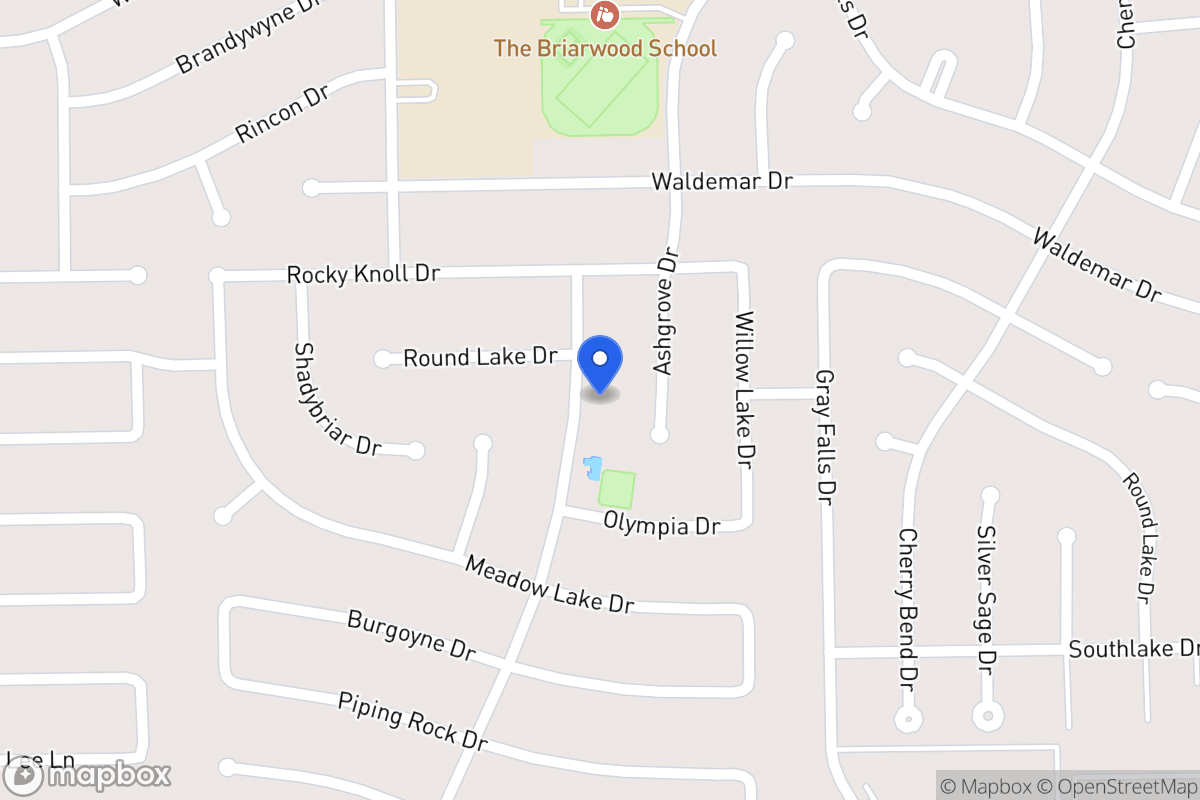 Map of 2107 Shadowbriar Dr, Houston