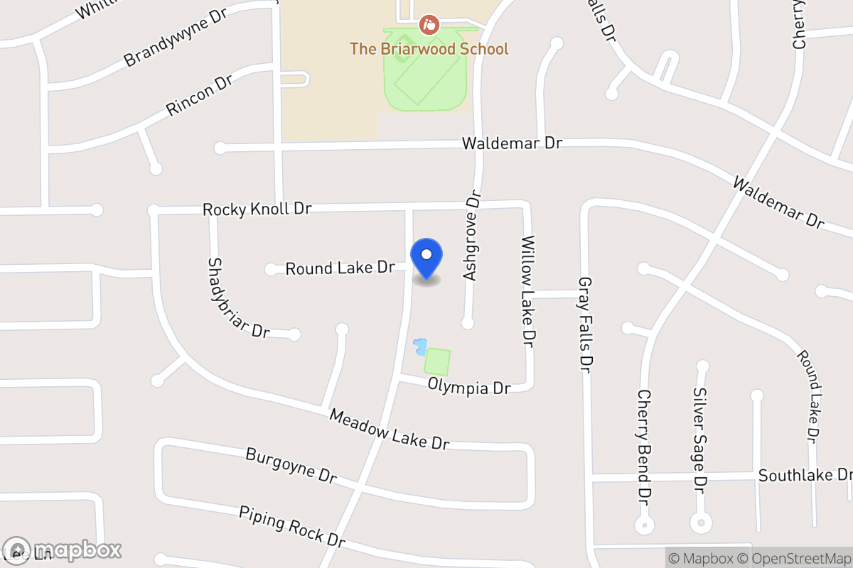 Map of 2103 Shadowbriar Dr, Houston