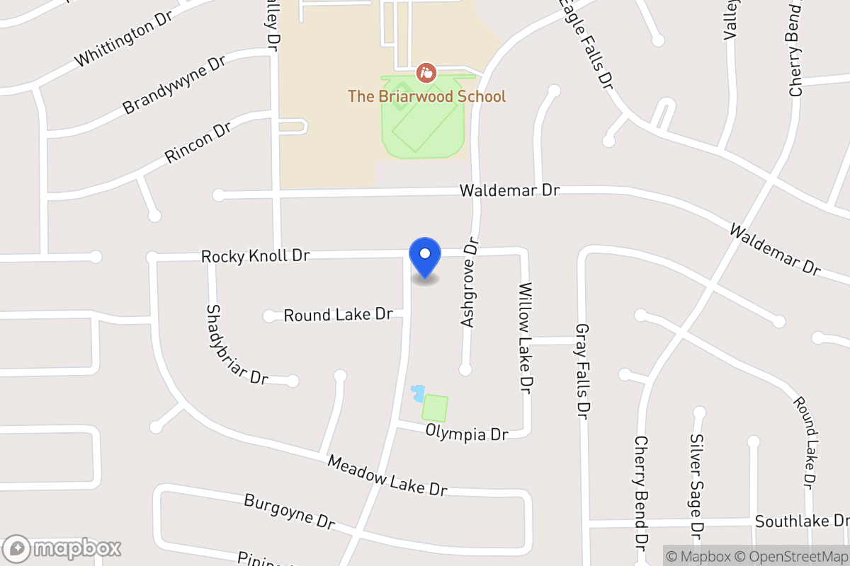 Map of 2007 Shadowbriar Dr, Houston
