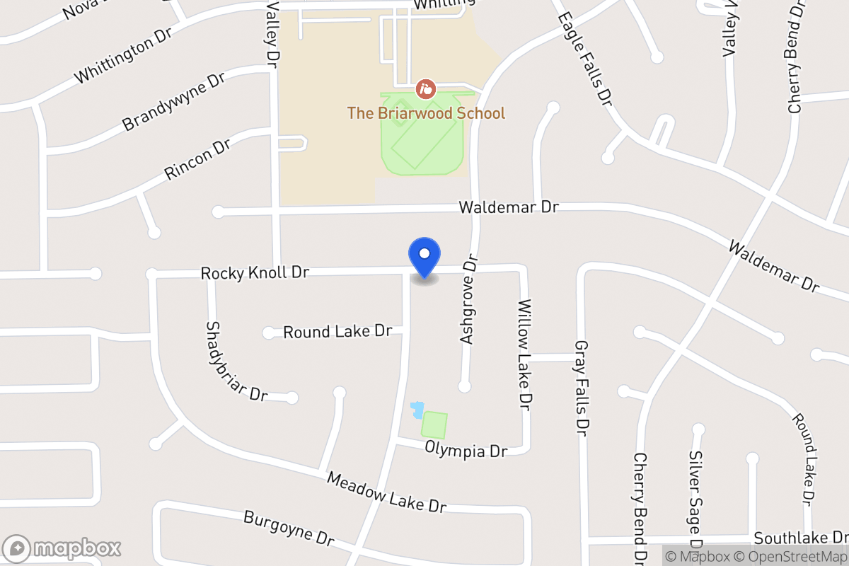Map of 2003 Shadowbriar Dr, Houston