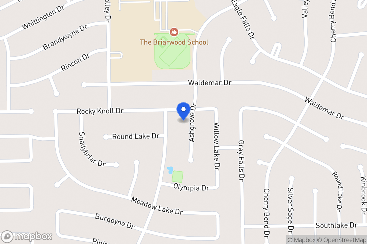 Map of 2006 Ashgrove Dr, Houston