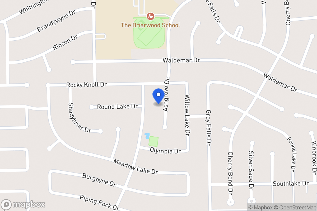Map of 2014 Ashgrove Dr, Houston