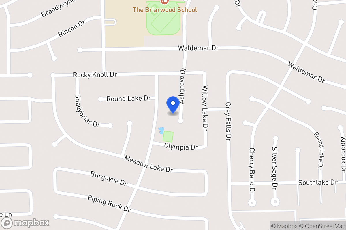 Map of 2106 Ashgrove Dr, Houston