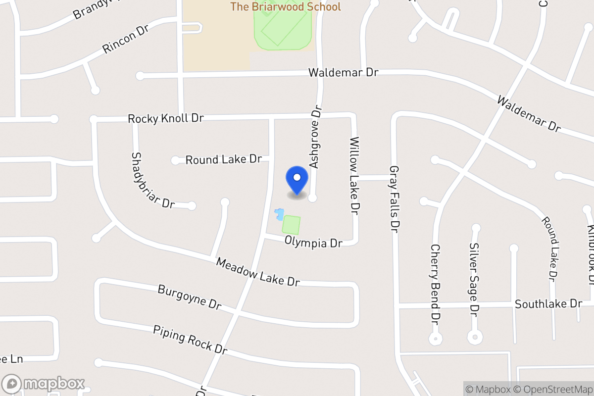 Map of 2110 Ashgrove Dr, Houston