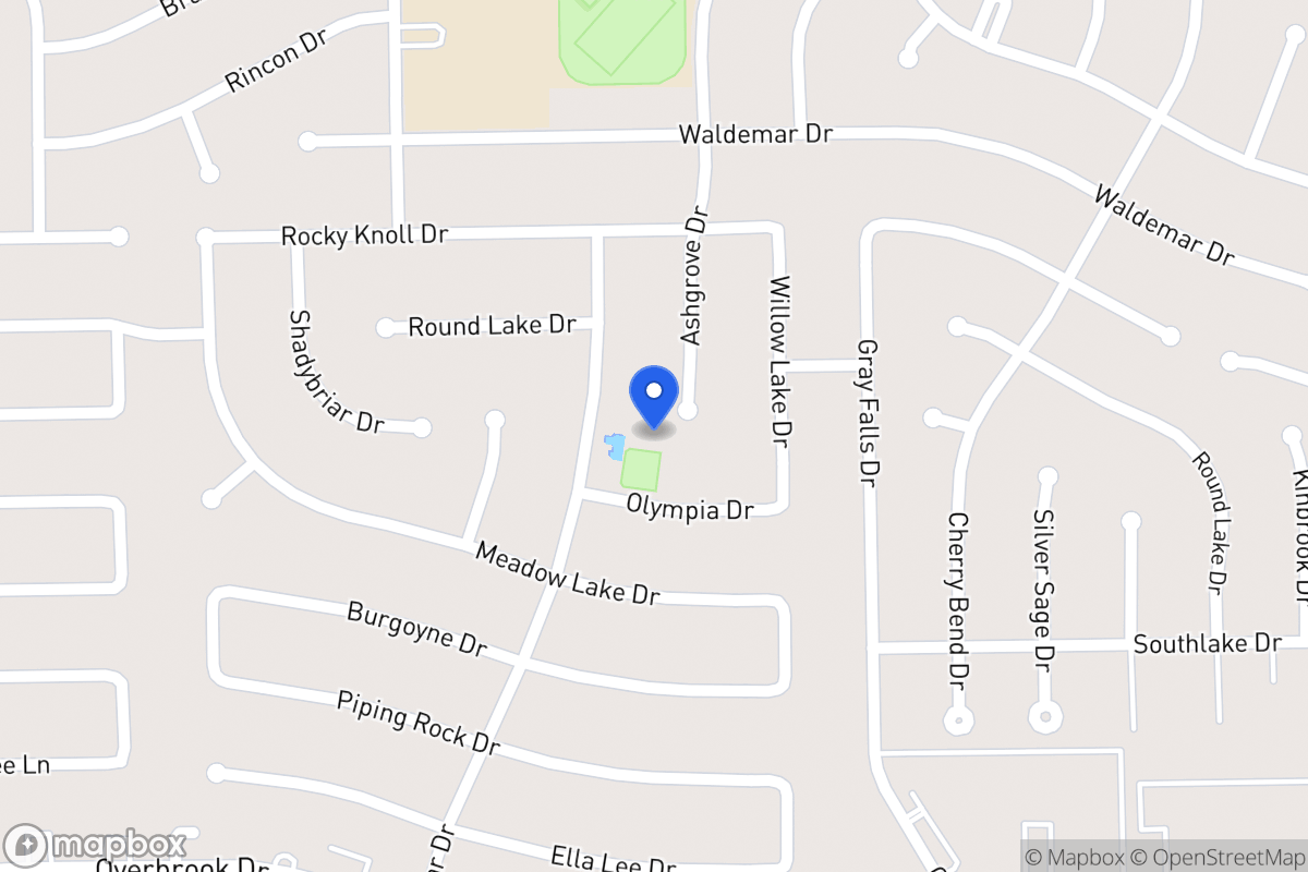 Map of 2114 Ashgrove Dr, Houston