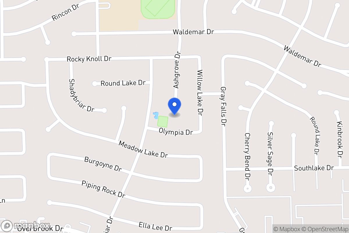 Map of 2119 Ashgrove Dr, Houston