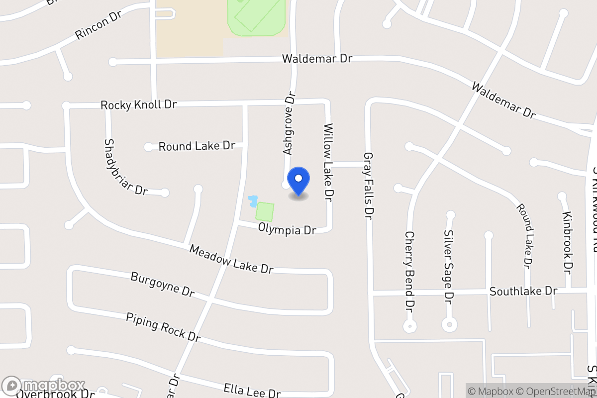 Map of 2115 Ashgrove Dr, Houston