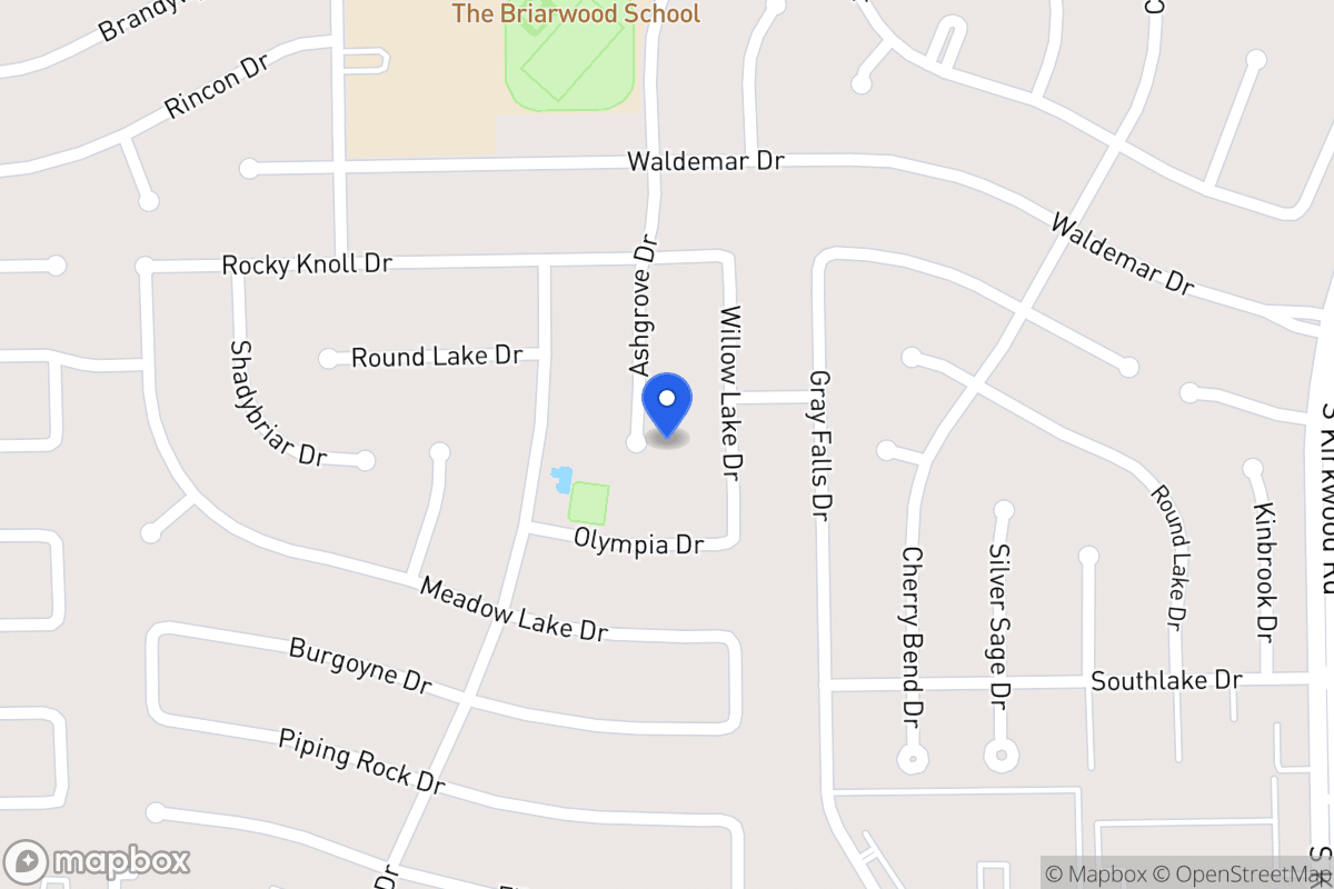 Map of 2111 Ashgrove Dr, Houston