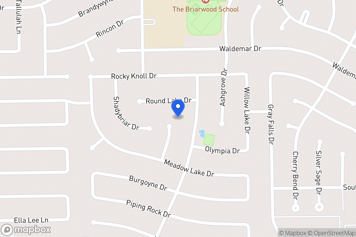 Map of 2103 Crystal Hills Dr, Houston