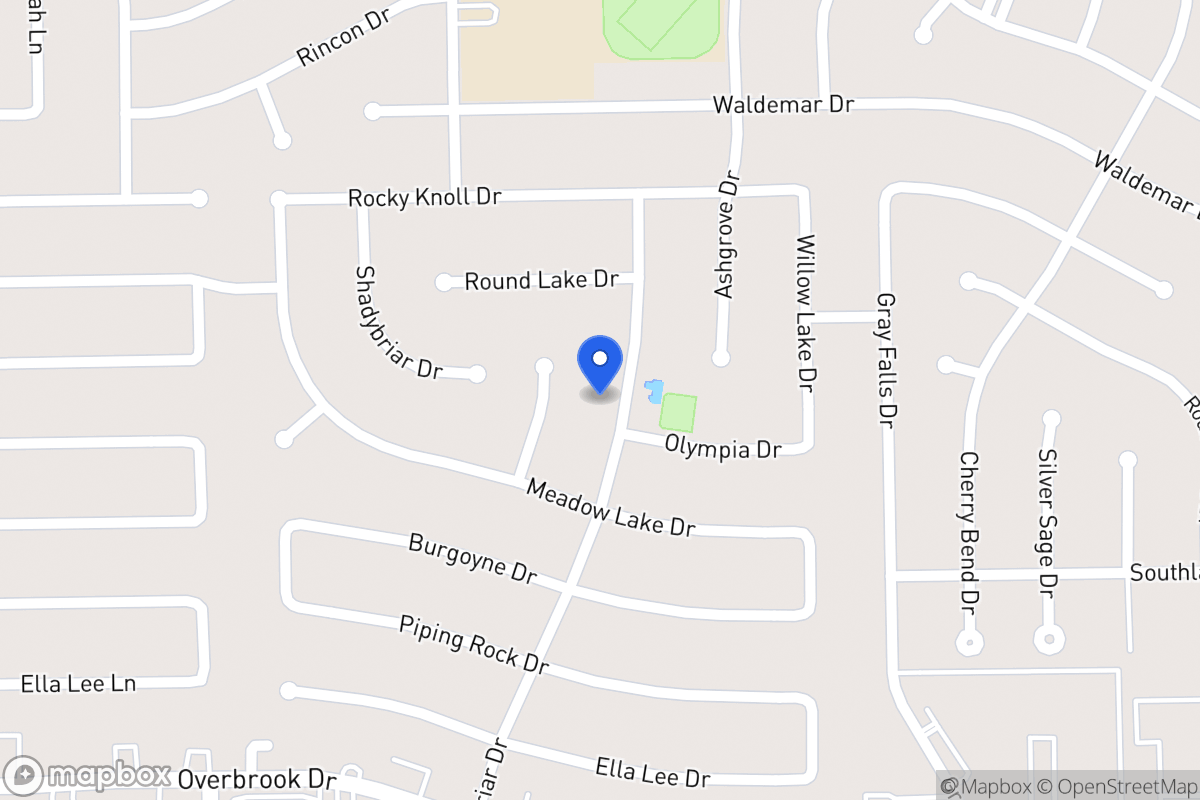 Map of 2122 Shadowbriar Dr, Houston