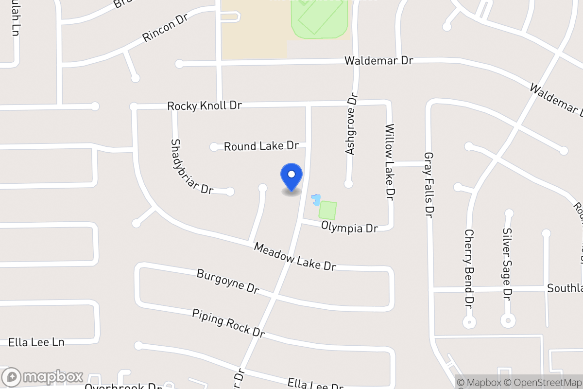 Map of 2118 Shadowbriar Dr, Houston