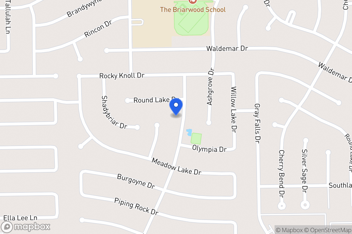 Map of 2110 Shadowbriar Dr, Houston